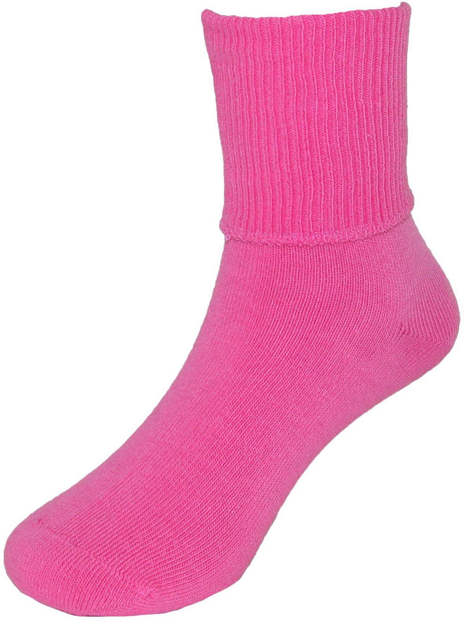 Girl's Seamless Turn Cuff Anklet Socks (6 Pair Pack)
