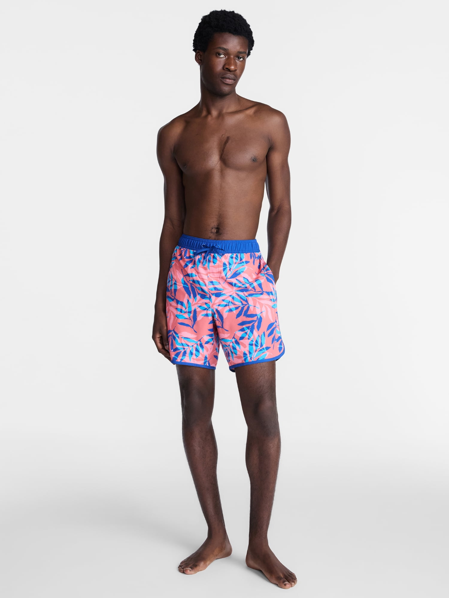George Men's Dolphin Hem Shorts, 7" Inseam, Sizes S-3XL