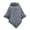 Grey, variant on Joernso Women Triangle Shawl Wrap Solid Color Plaid Pattern Faux Fur Trim Lightweight Warm Cloak Scarf Shoulder Top Cape