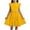 Orange, variant on REDARER Girls' Ruffle Sleeve Tiered Dress with Tie Belt Elegant Chiffon A-Line Party Dress,8-9 Years