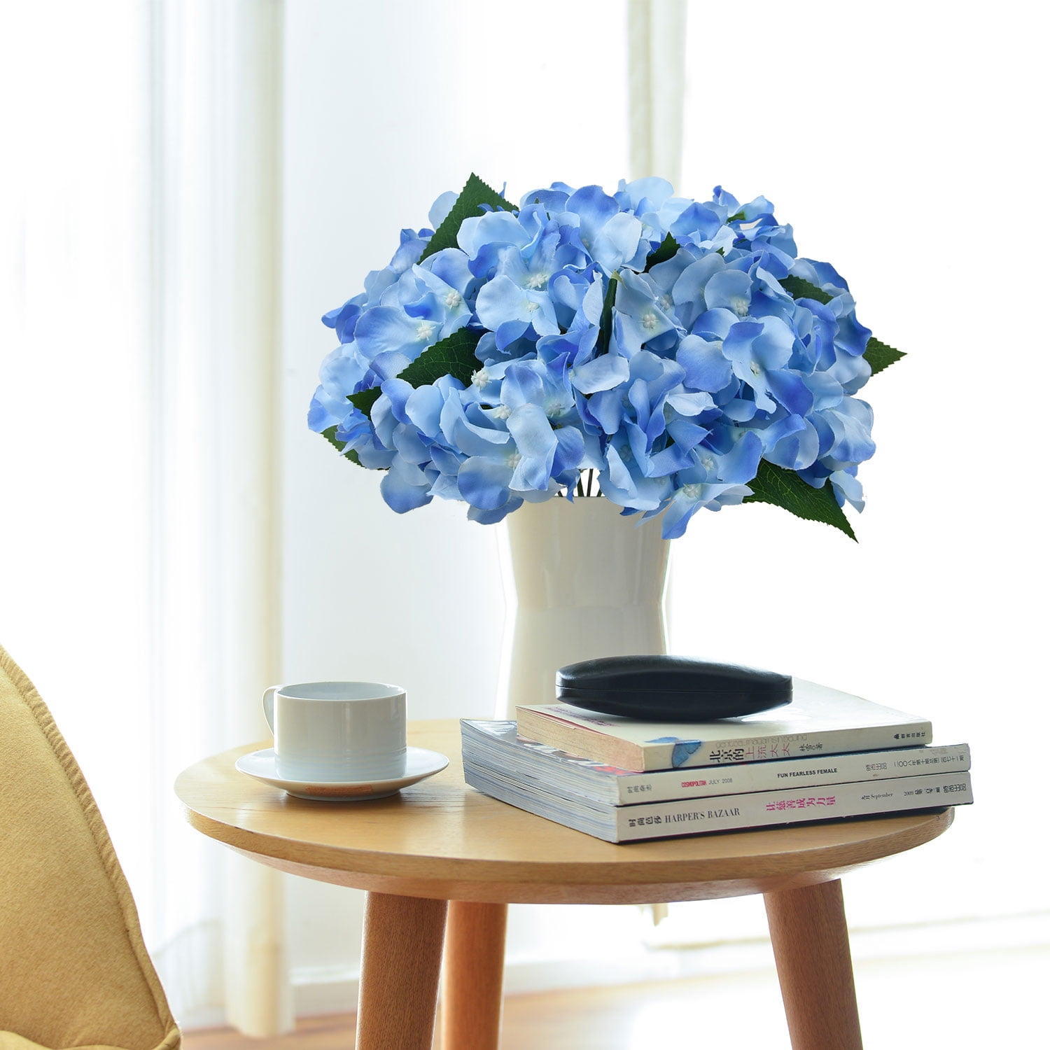10 Pack Single Branch Hydrangea Small Fake Flowers For Home Decor,  Weddings, And DIY Projects From Work_designer, $103.81