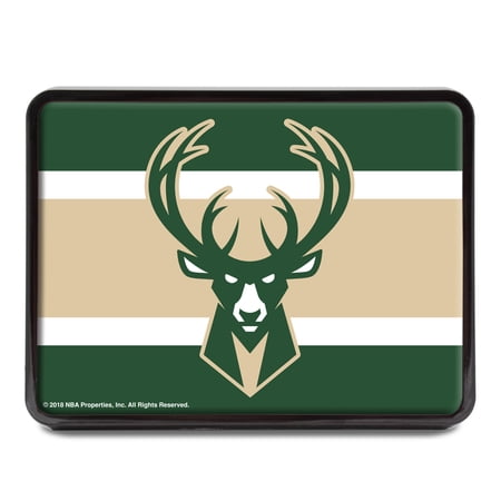WinCraft Milwaukee Bucks Universal Rectangle Hitch Cover