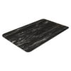 Crown Cushion-Step Surface Mat, 24 x 36, Marbleized Rubber, Black -CWNCU2436BK