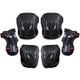 thumbnail image 1 of Conjunto de equipo de protección deportiva para niños y adultos, reflectante ajustable, patinaje sobre ruedas, rodilleras, coderas, protectores de soporte de seguridad, 6 uds., 1 of 5