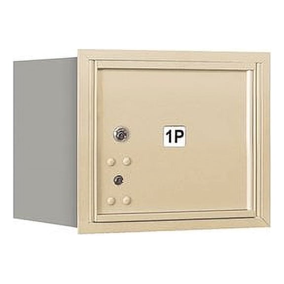 Salsbury Industries Recessed Private Aluminum 1 Unit 4C Horizontal Parcel Locker