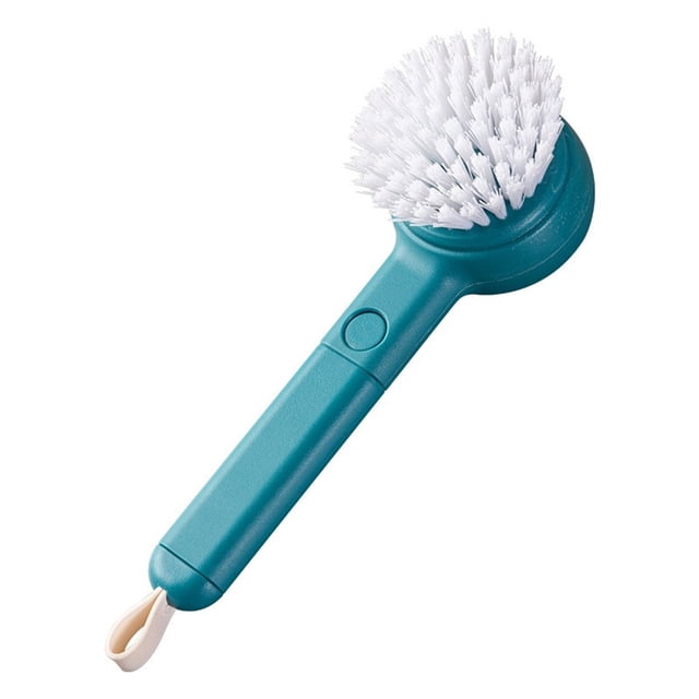 Bearachild Cepillo de limpieza de verduras ABS TPR 2 en 1, reutilizable, lavable, para colgar en interiores, accesorios para depurador de frutas y Cocina y Comedor