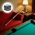 thumbnail image 1 of Raindrops Black 6 Layer Laminated Pigskin Cue Tips Replacement for Snooker Stick High Performance Pool Cue, 1 of 6