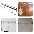 thumbnail image 3 of Estante multifuncional para utensilios de cocina, 2 unidades, con ganchos, instalación sin taladros, organizador que ahorra espacio., 3 of 7
