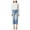 blue, variant on HUDSON Womens Blue Pocketed Zippered High-rise Straight leg Jeans Size: 30