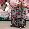 thumbnail image 4 of Yorkie Dog and Flower Florals Luggage Cover Fashion Suitcase Cover Baggage Covers Fit 25-28 Inch Luggage (Go Travel), 4 of 5