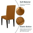 thumbnail image 4 of 4 Pcs Dining Chair Slipcover, High Stretch Removable Washable Chair Seat Protector Cover for Home Party Hotel Wedding Ceremony, 4 of 8