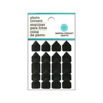 Martha Stewart Photo Corners Satin Black