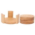 thumbnail image 3 of Bamboo Coasters, 6PCS  Drink Coasters, Durable Restaurant For  Hotel, 3 of 8
