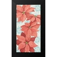 thumbnail image 2 of Popp, Grace 14x24 Black Modern Framed Museum Art Print Titled - Christmas Poinsettias Collection B, 2 of 5