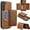 Brown, variant on Allytechgroup for Samsung Galaxy S25 Plus/S25+ Case, Compatible with Magsafe RFID Blocking 2 in 1 Detachable Magnetic Wallet Case with Kickstand/Card Slots/Pockets/PU Leather TPU Bumper Cover, Green