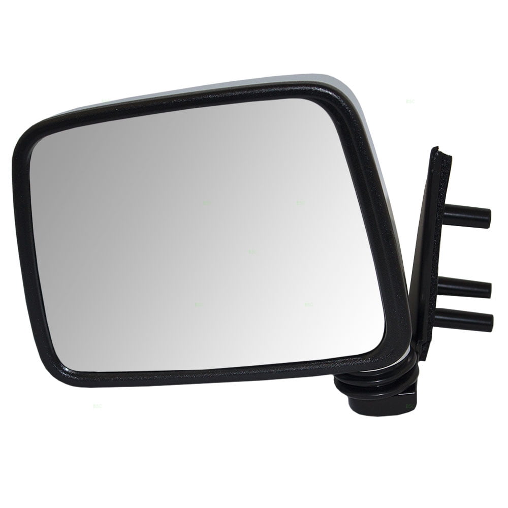 Drivers Manual Side View Mirror with Chrome Cover Replacement for