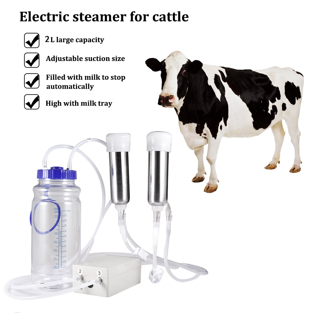 Cow Goat Electric Milking Machine Upgraded Stainless Steel Household