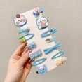 thumbnail image 1 of 14pcs/Set Children's Cartoon Animal Shape Cute Hair Clips 14 Pieces Girls Hair Accessories Set, 1 of 1
