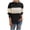 Black, variant on Odeerbi Sweaters for Women Fall Sweaters 2025 Crew Neck Fashion Long Sleeves Color Matching Loose Tops Blouse Knitted Black
