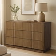 thumbnail image 2 of Teamson Home Potomac Modern 6-Drawer Wide Dresser with Deep Storage, Push-to-Open Design & Solid Wood Frame, 2 of 11