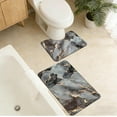 thumbnail image 4 of Alfombrillas de Baño para Piso de Baño Alfombrilla de Piso de Baño Alfombrilla de Absorción de Agua Doméstica, Alfombras de Piso de Poliéster Multicolor 50x80cm 40x60cm para el Hogar, 4 of 6