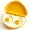 Yellow, variant on 2-in-1 Microwave Omelet & Egg Cooker, Omelette Maker, Quick Oil-Free Cooking for 2 Eggs