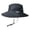 Black, variant on Ticikt Ladies' Outdoor Sun Hat, Breathable Wide Brim Bucket Hat with Chin Strap for Camping,Pink