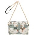 thumbnail image 2 of FORMRS Women Crossbody Purse with Chain Strap Vegan Leather Shoulder Handbag, Winter Goose Scarves, 2 of 7