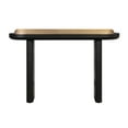 thumbnail image 2 of TOV Furniture Braden Black Acacia Wood Desk/Console Table With Brass Accent, 2 of 8