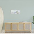 thumbnail image 2 of Stupell Industries Welcome Greeting Blue Tropical Sea Tortoise Waters , 24 x 10,Design by Ziwei Li, 2 of 5