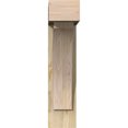 thumbnail image 2 of Ekena Millwork 6"W x 18"D x 26"H Thorton Block Rough Sawn Bracket w/ Offset Brace, Douglas Fir, 2 of 25