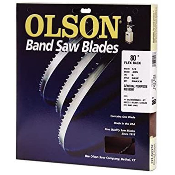 Olson Band Saw Blade Hard Edge 80 " X 3/16 " 10 Tpi