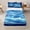 Fish 02, variant on Manfei 3D Dolphin Zipper Twin Comforter Sets with Fitted Sheet and 2 Pillowcases for Kids Boys and Girls, Marine Life Print Zipper Bedding Set, Navy Reversible, 4-Piece