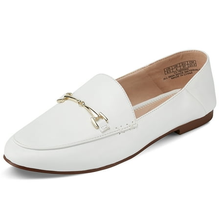 JENN ARDOR Women s Penny Loafers Slip On Flats Comfort Driving Office Loafer Shoes