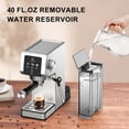 thumbnail image 4 of LINKChef 20-Bar Espresso Machine with Automatic Steam Wand, 1300W Professional Espresso Maker, 40 oz Removable Water Tank, Single & Double Shot, 4 of 9
