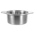 thumbnail image 4 of 1pc Stainless Steel Hot Pot Container Household Restaurant Food Cooking Pot (Silver), 4 of 9