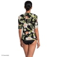 thumbnail image 2 of Lands' End Women's SunShade UPF 50 Elbow Sleeve Rash Guard Swim Tee, 2 of 3