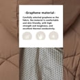 thumbnail image 6 of Women's Long Winter Coat, Thermal Lined Quilted Jacket, Windproof Parka with Hood, Warm Puffer Coat, Mid-Length Winter Jacket, Cold Weather Outerwear, Elegant Winter Parka White, 6 of 7