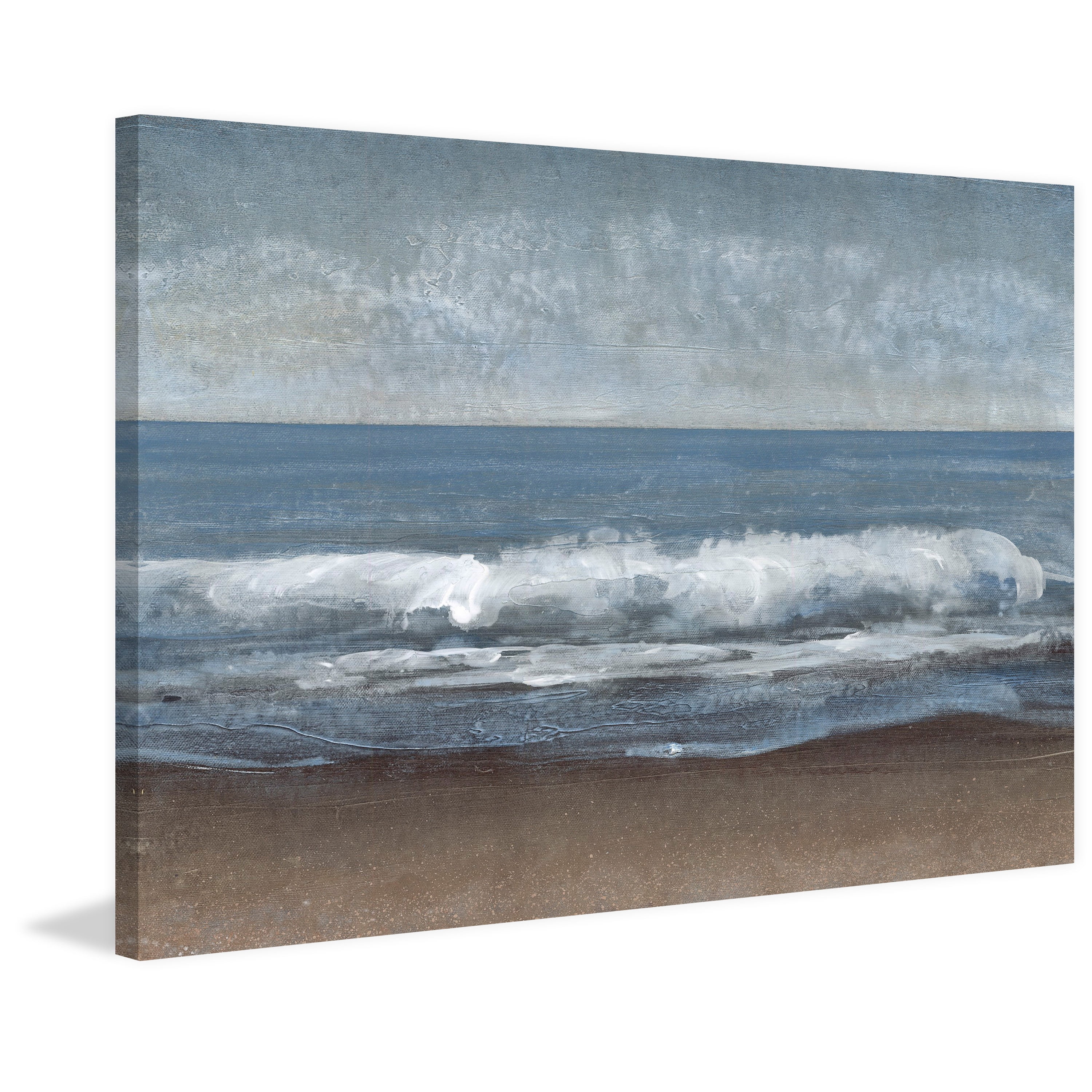 Marmont Hill Lingering Grey I Canvas Wall Art