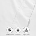 thumbnail image 4 of Superior 1000 Thread Count 4-Piece Cotton Blend Sheet Set, Queen, White, 4 of 5