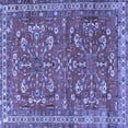thumbnail image 1 of Ahgly Company Indoor Square Persian Blue Traditional Area Rugs, 8' Square, 1 of 4
