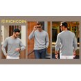thumbnail image 5 of RICHCOIN Men's Crewneck T-Shirts Long Sleeve Shirts for Men Ribbed Knit Textured Solid Casual Pocket Basic Tee Tops, 5 of 7