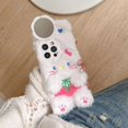 thumbnail image 2 of Sanrio Cute Hello Kitty Plush 3D With Makeup Mirror Phone Case For Iphone 11 12 13 14 15 Pro Max Drop-proof Cover RJ, 2 of 5