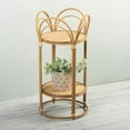 thumbnail image 4 of Set of 2 Wicker Bamboo Plant Stand, 4 of 4