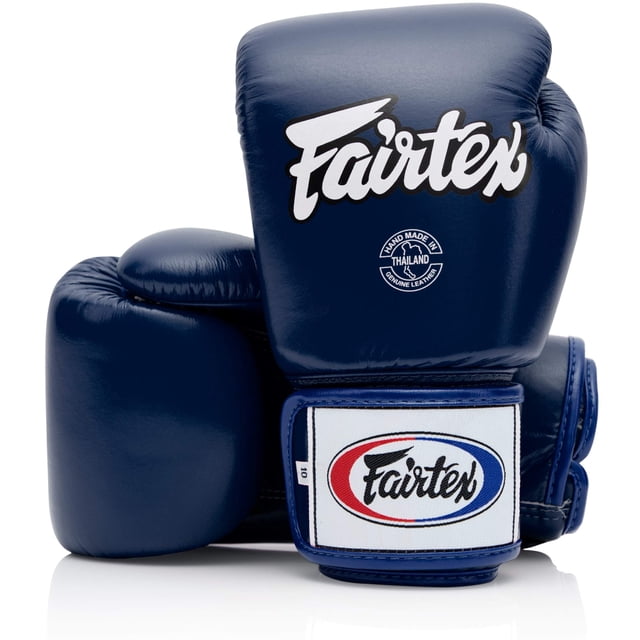 Guantes de boxeo Fairtex BGV1 para entrenamiento de muay thai, 300 ml, color azul
