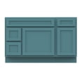 thumbnail image 5 of 51 in. W x 21 in. D x 32.5 in. H Bath Vanity Cabinet without Top in Sea Green, 5 of 5