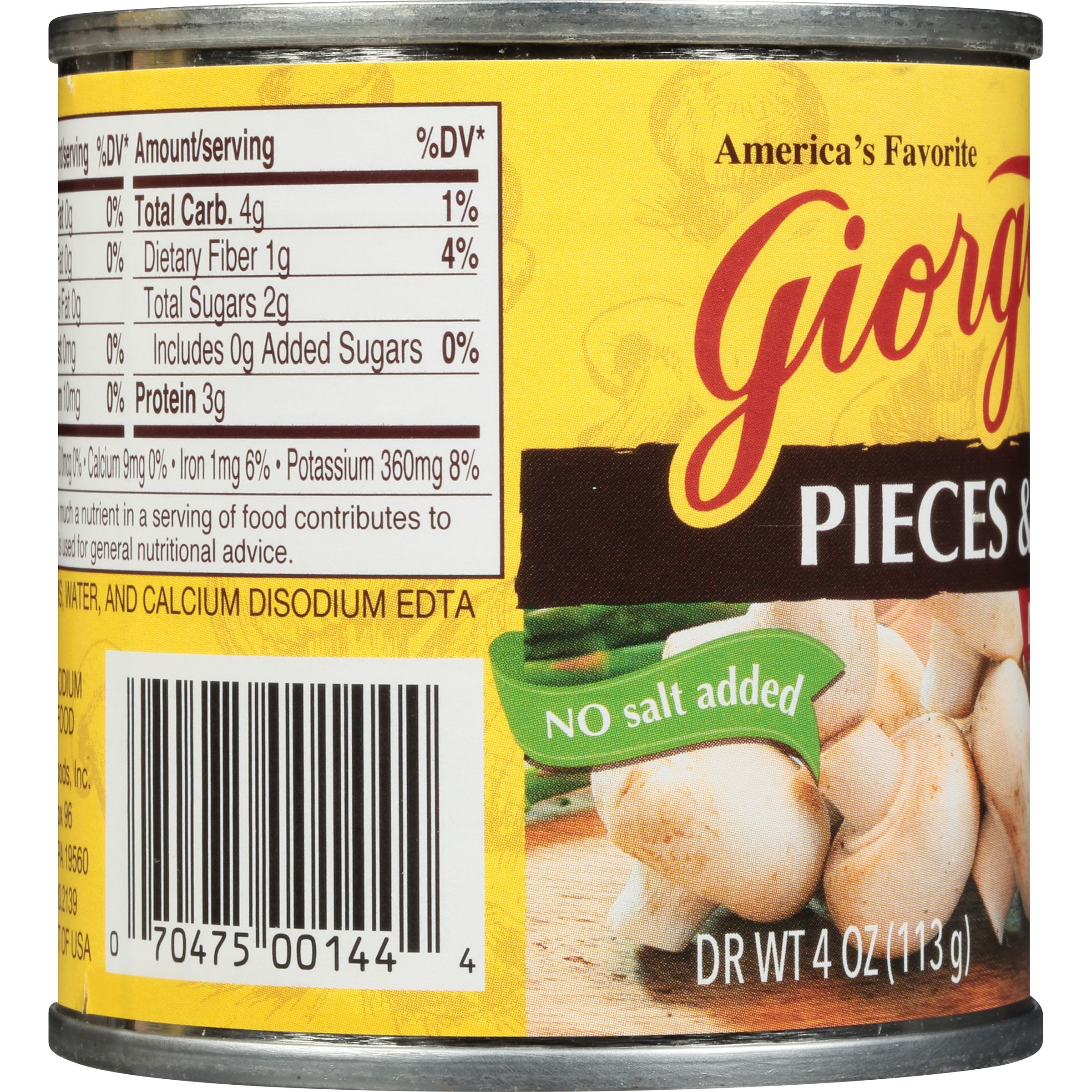 Giorgio Pieces & Stems Mushrooms, 4 Oz - Walmart.com