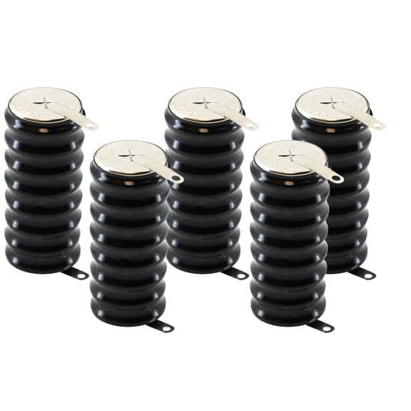 5x 8/CP300H-TABS 9.6V 300mAh NiMH Battery w/TABS for RTC, MBU, Vehicle Tracking