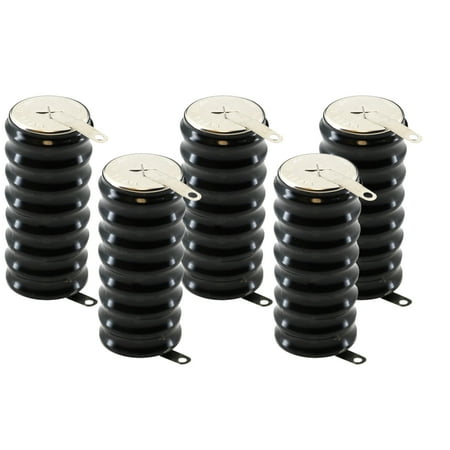 5x 8/CP300H-TABS 9.6V 300mAh NiMH Battery w/TABS for RTC MBU Vehicle Tracking