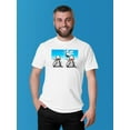 thumbnail image 2 of When Seen Through Peace T-Shirt Men -Jorge Sanchez Armas Designs, Male 4X-Large, 2 of 4